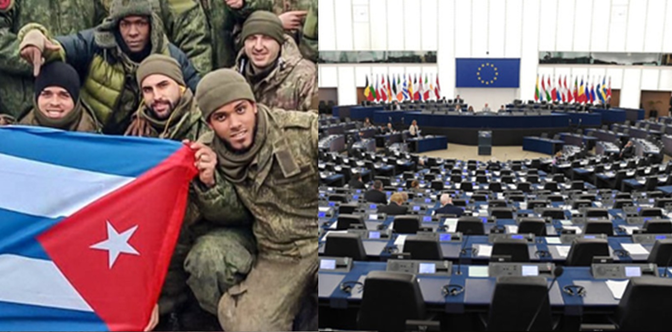 Parlamento Europeo condena reclutamiento de cubanos para los ataques de Rusia a Ucrania