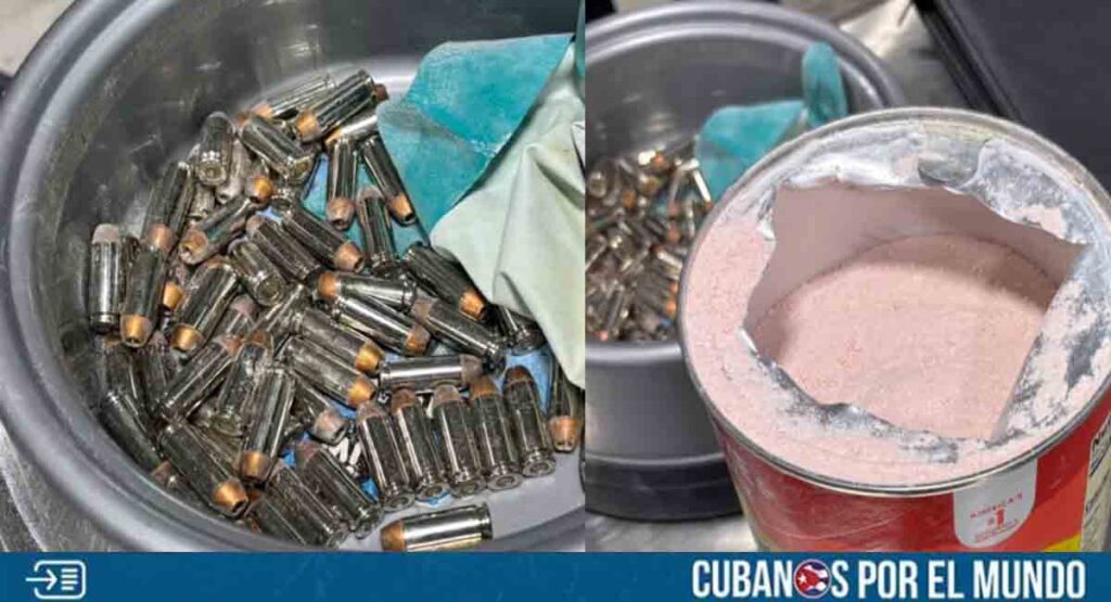 Cubano detenido en el Aeropuerto de Miami tras intentar pasar balas ocultas en un Nesquik