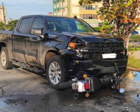 Un motorista herido tras accidente de tránsito en La Habana
