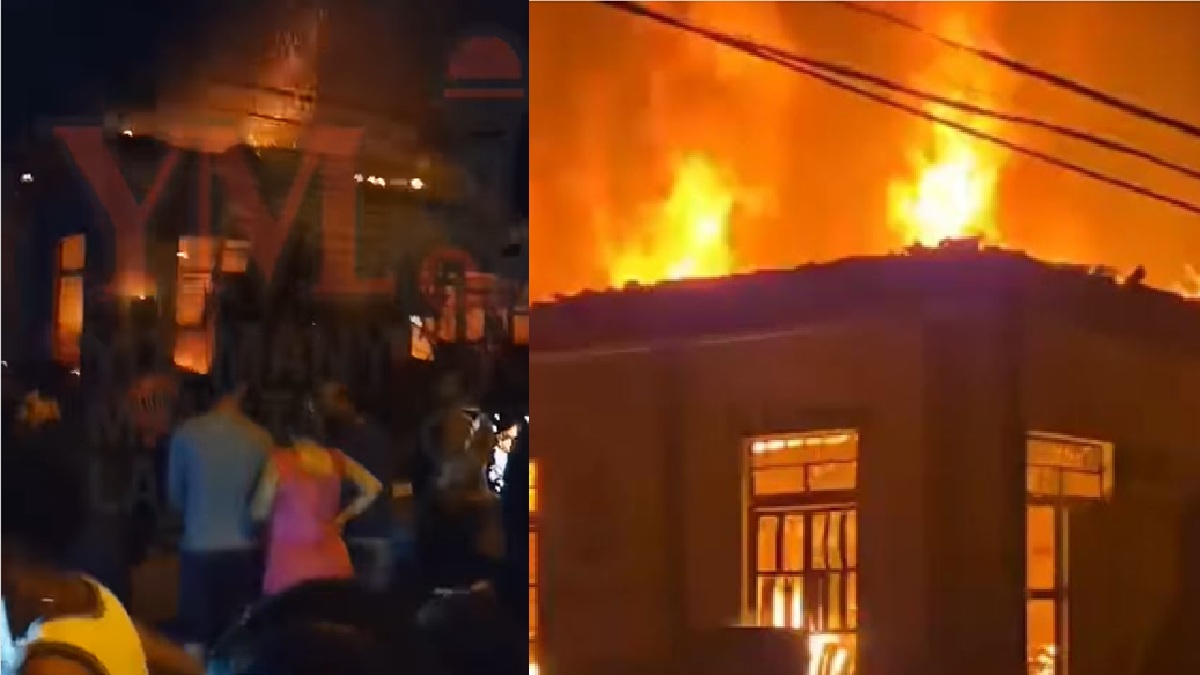 Sancti Spíritus: Incendio devasta bar y viviendas en Yaguajay