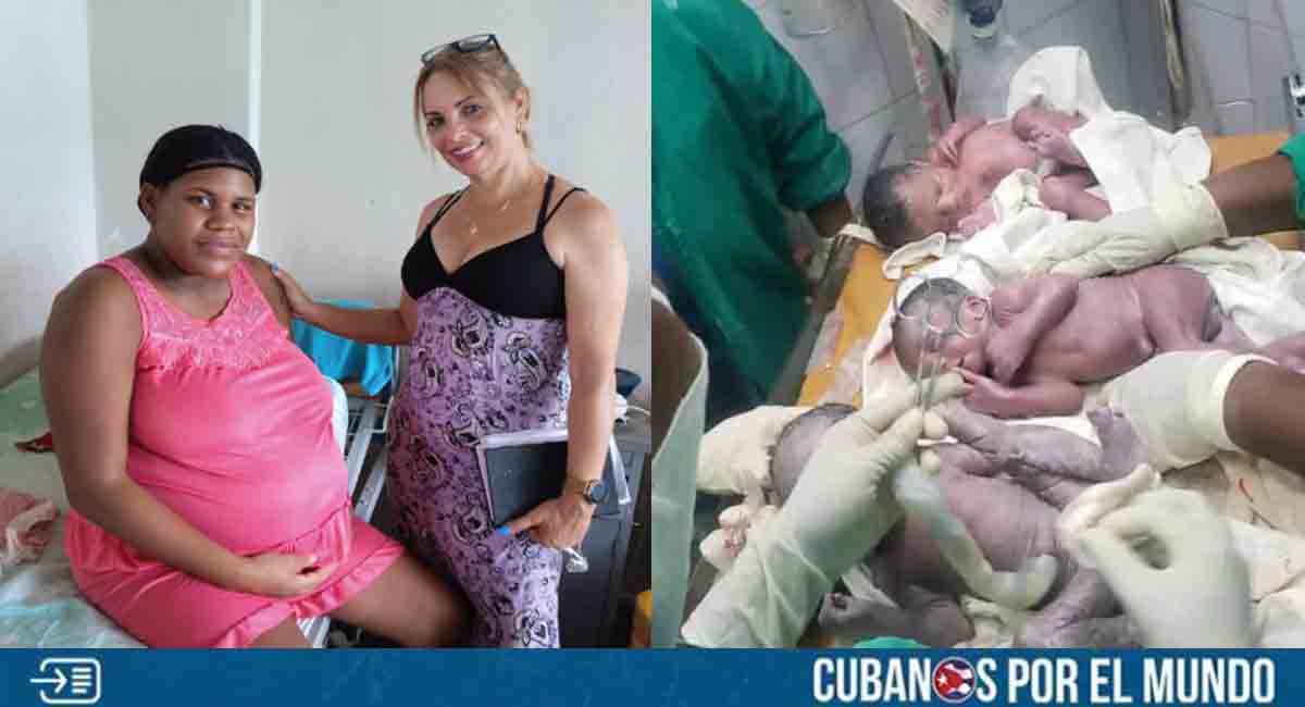 Madre da a luz a trillizos en Artemisa