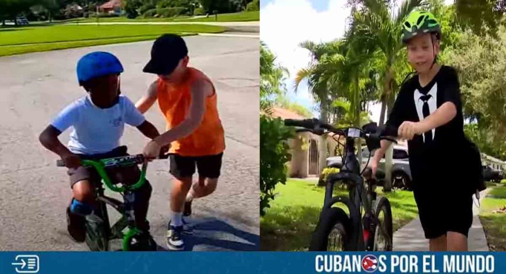 Niño de 10 años en Florida tiene su propio negocio: enseñar a manejar bicicleta