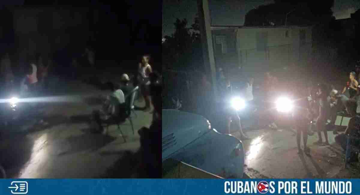 Cubanos en el municipio habanero de Regla se lanzaron a las calles a protestar en medio del apagón por la falta de agua que se agudiza con el pasar de los días en la isla comunista.