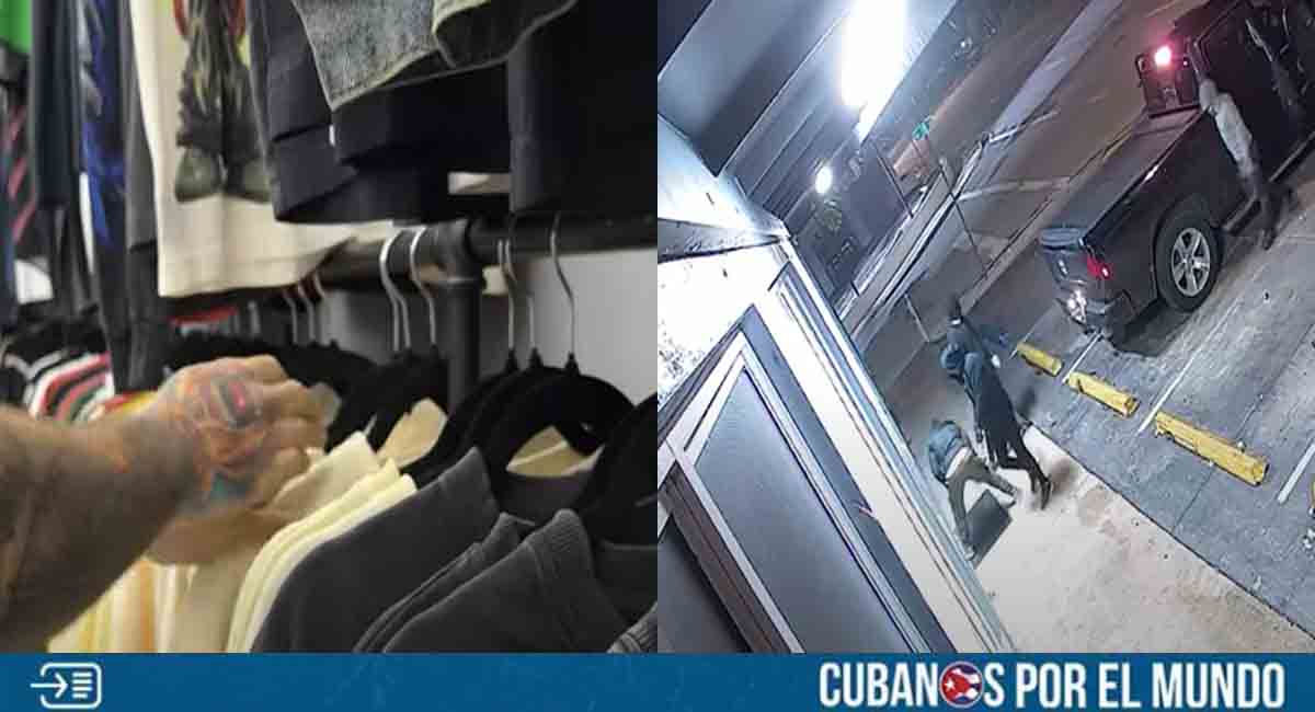 Roban miles de dólares en prendas de vestir en una tienda de Miami