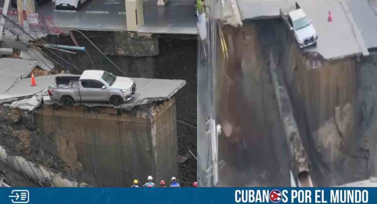 Impresionante socavón de 50 metros causó pánico en Tailandia