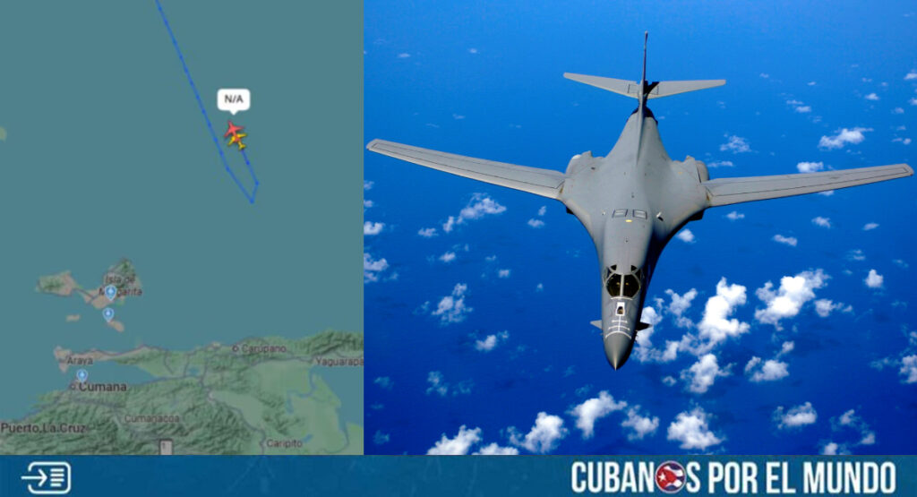 La Fuerza Aérea de Estados Unidos desplegó este jueves dos bombarderos estratégicos B-1B que realizaron un sobrevuelo en el mar Caribe cerca de las costas de Venezuela.