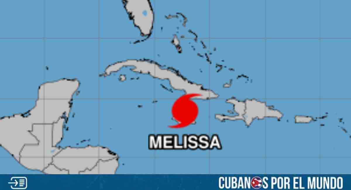 Huracán Melissa se aproxima al oriente de Cuba