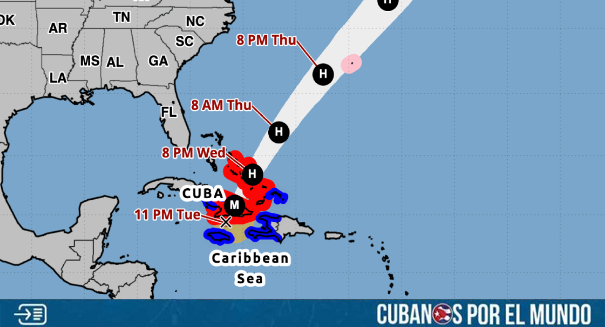 El huracán Melissa recuperó fuerza horas antes de tocar tierra en el oriente de Cuba, según explicó el Centro Nacional de Huracanes de Estados Unidos en su último reporte difundido en la red social X.