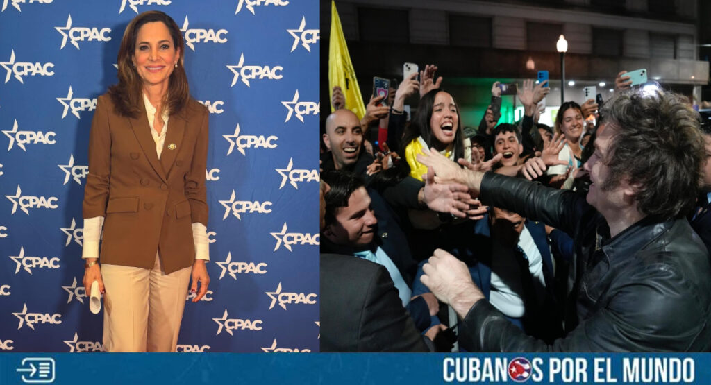 La congresista de origen cubano, María Elvira Salazar, celebró la victoria del partido del presidente Javier Milei, La Libertad Avanza (LLA), en las elecciones legislativas de Argentina este domingo.