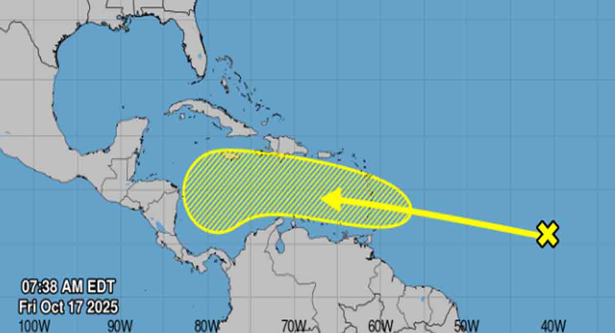 Monitorean una nueva onda tropical en el Atlántico