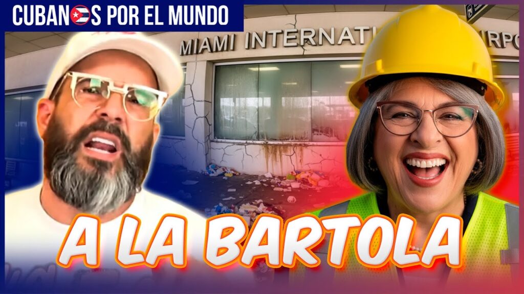 El influencer cubanoamericano, Alex Otaola, cuestionó una vez más las deplorables condiciones que presenta el Aeropuerto Internacional de Miami, el cual lo rebautizó como “Aeropuerto Internacional”.