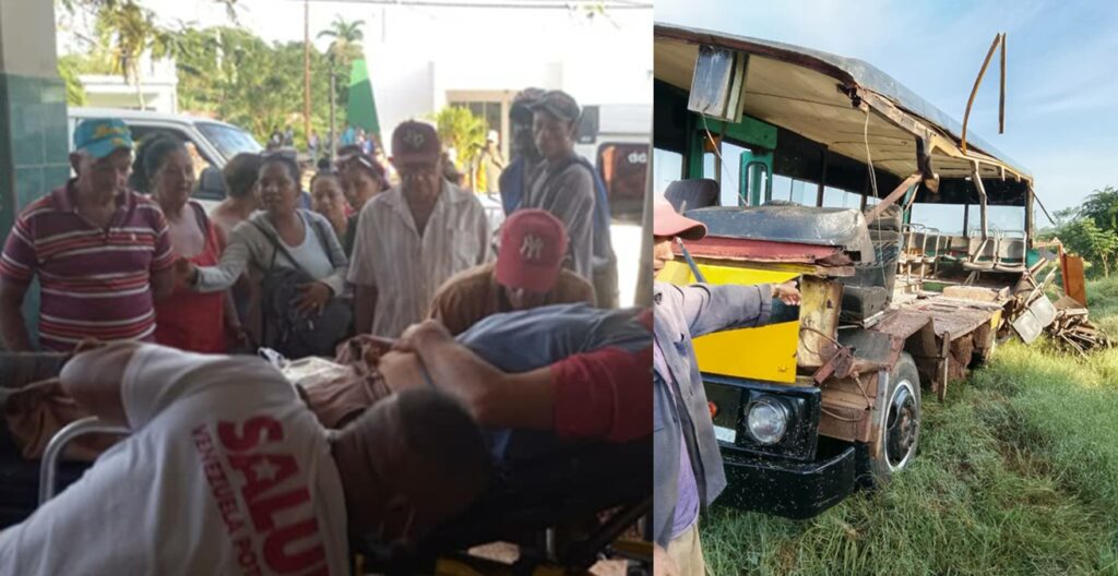 Accidente masivo deja 23 lesionados en Ciego de Ávila