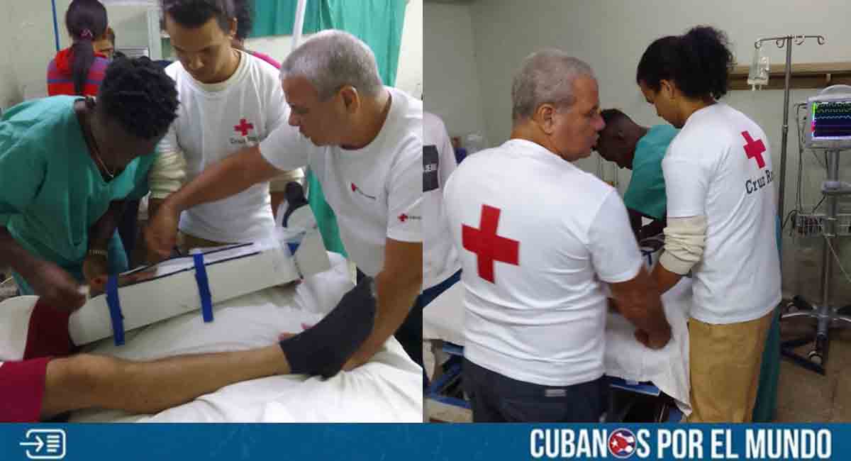 Accidente de motos en Guantánamo deja dos heridos, uno de ellos grave