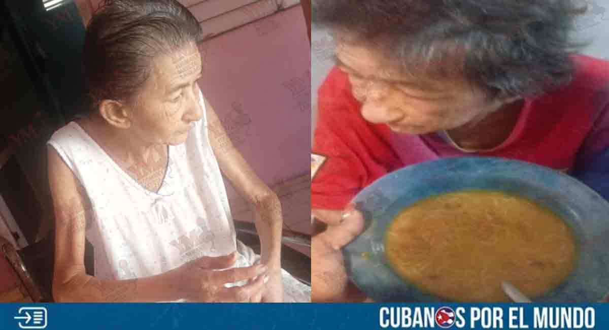 Anciana enferma en Santiago de Cuba, abandonada a su suerte por el régimen