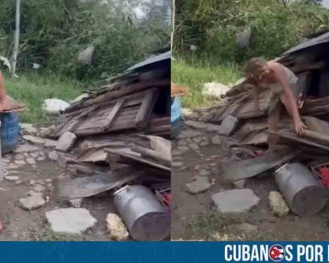 Anciana de Holguín perdió su casa tras paso del huracán Melissa; comunidad pide ayuda