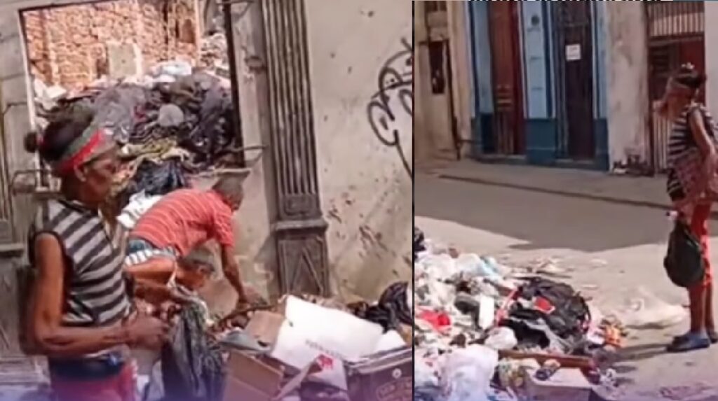 La realidad de los ancianos cubanos: Revisan los basureros para poder sobrevivir
