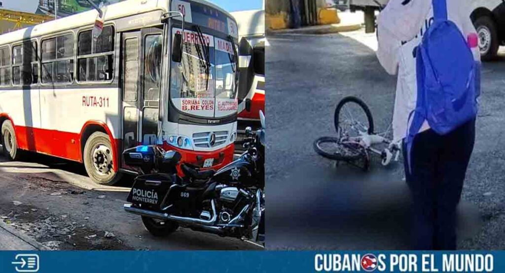 Cubano en México fue impactado por un vehículo mientras iba a su trabajo