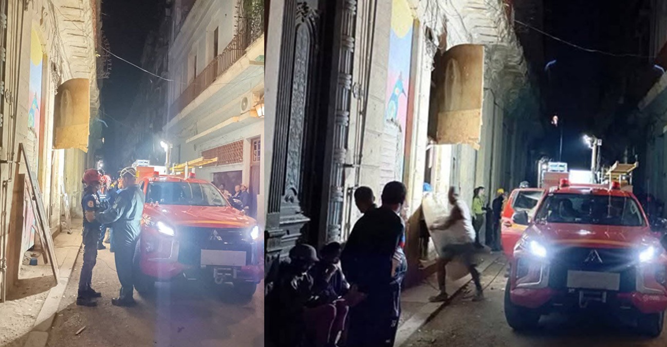 Derrumbe de vivienda en La Habana Vieja deja dos decesos