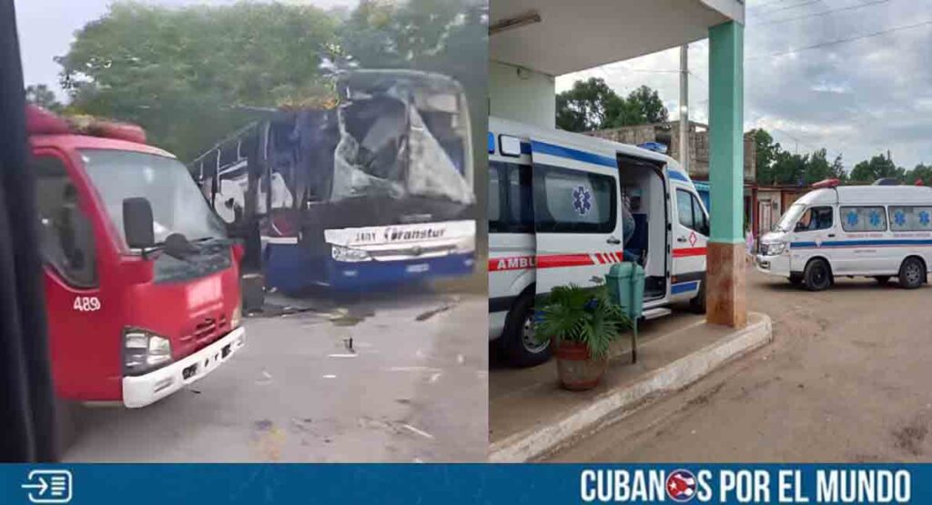 Cuatro heridos del accidente en Cienfuegos permanecen en cuidados intensivos; identifican a las víctimas mortales