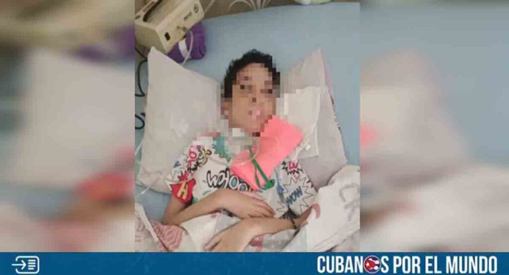 Piden ayuda urgente para niño cubano enfermo: necesita una cánula de traqueostomía