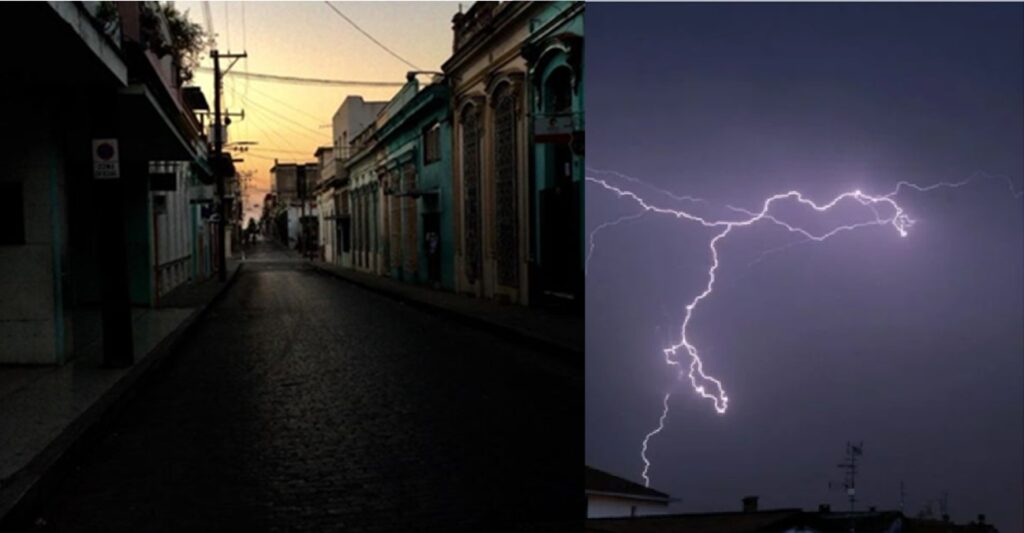 Comunidades de Villa Clara quedaron sin electricidad tras el impacto de un rayo