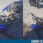 Accidente de tránsito en Santiago de Cuba deja a dos jóvenes lesionados