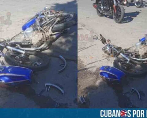 Accidente de tránsito en Santiago de Cuba deja a dos jóvenes lesionados