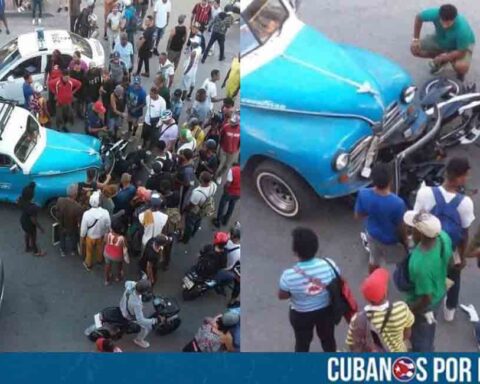 Accidente de tránsito en La Habana deja un lesionado; el semáforo estaba sin servicio