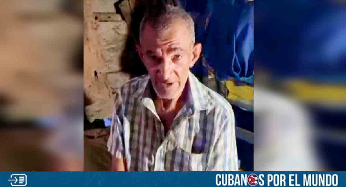 Anciano de Santiago de Cuba vive en condiciones deplorables