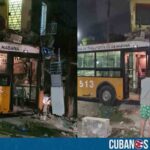 Autobús impactó contra una vivienda en La Habana
