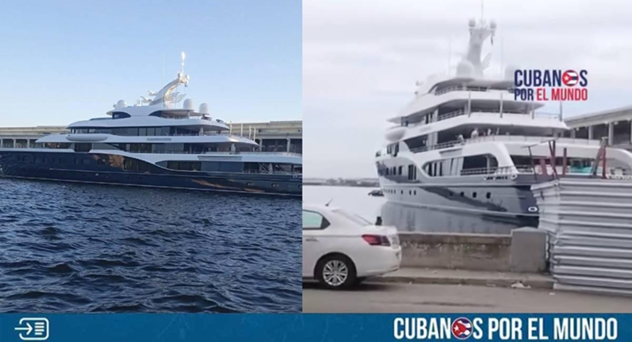 ¿Y el bloqueo? Cubanos reaccionan al ver en La Habana el exclusivo superyate de Bernard Arnault, dueño de Louis Vuitton