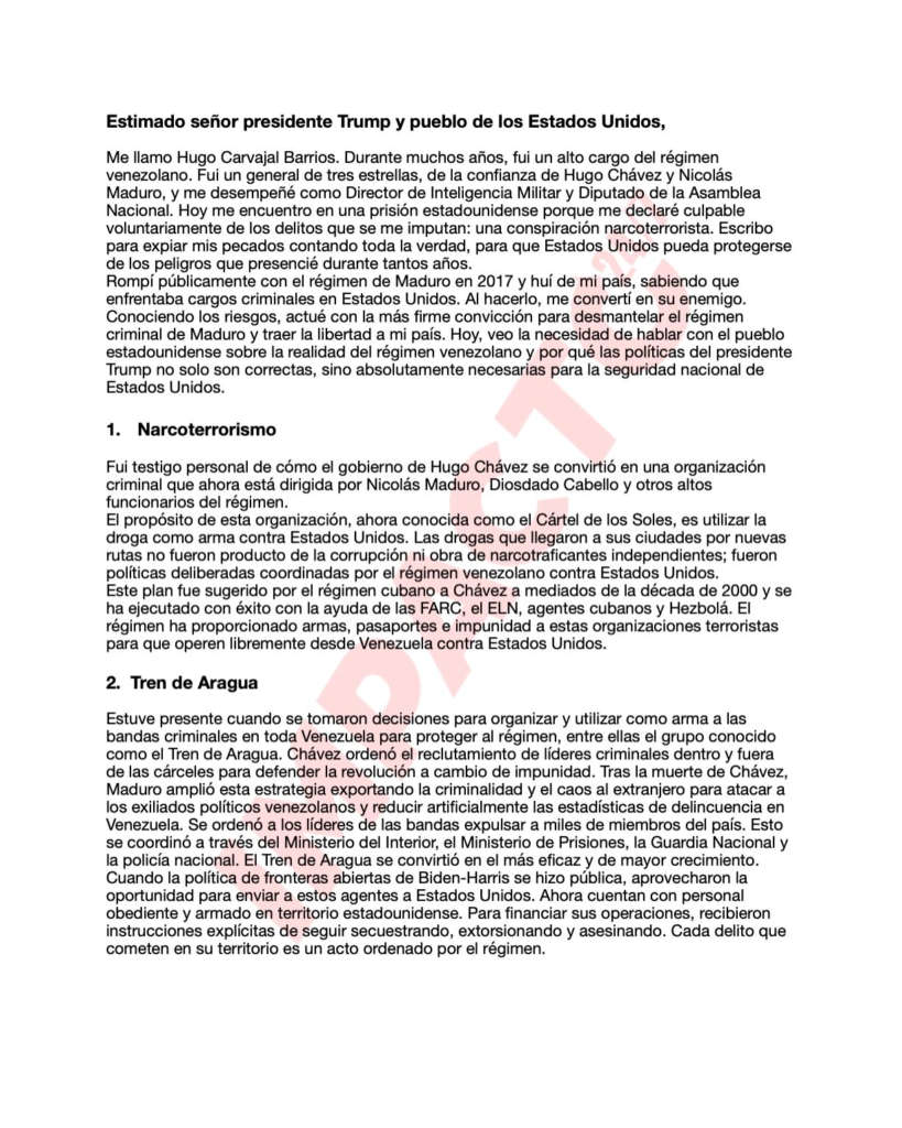 Alex Otaola Revela: Carta del “Pollo” Carvajal Pone a Cuba en la Mira de Trump y Exige Acción INMEDIATA