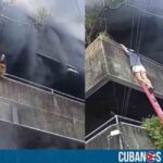 Filipinas: Mujer arriesgó su vida para salvar la de sus perritos durante un incendio en su vivienda
