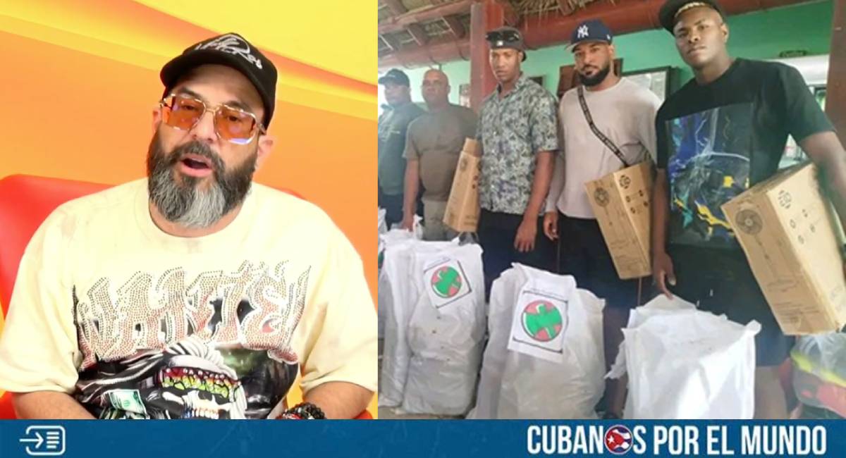 El influencer cubanoamericano Alex Otaola dio su opinión al ver que un grupo de peloteros cubanos recibió como “premio” un saco de carbón y unos ventiladores.