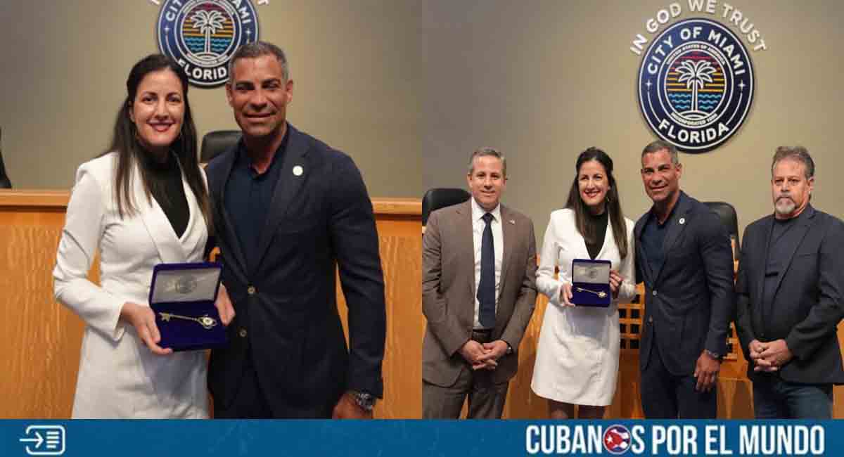 Rosa María Payá recibe las llaves de la Ciudad de Miami: "Un honor que me llena de gratitud y responsabilidad"