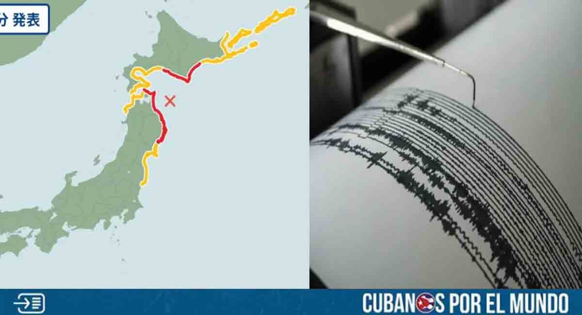 Terremoto de 7,6 sacude a Japón y activa alerta de tsunami