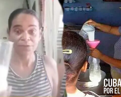 Padres cubanos denuncia reducción de leche para sus hijos de 0 a 7 años de edad.