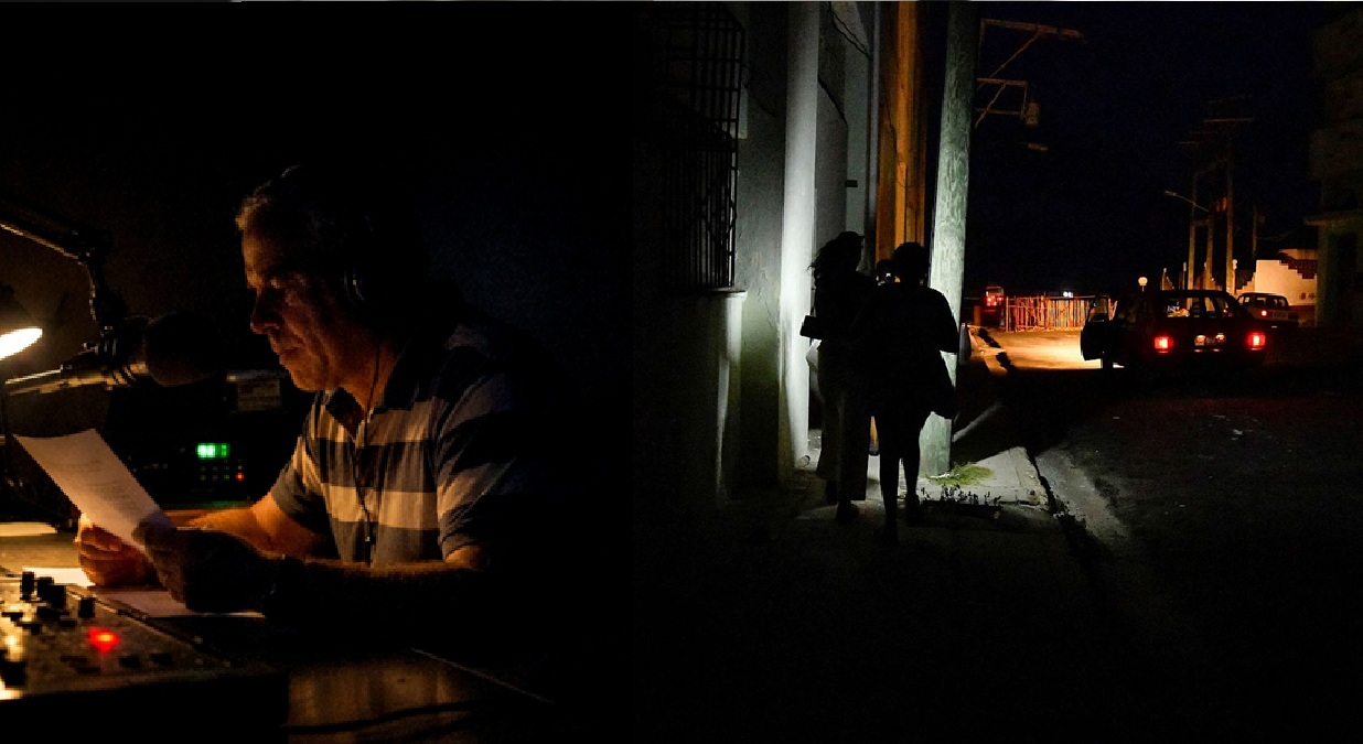 Apagones interrumpen las señales de radio y televisión en el oriente cubano