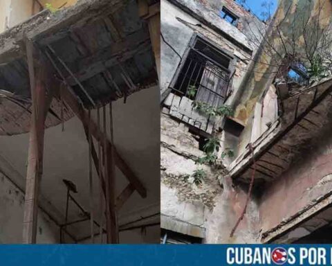 Familia de La Habana corre grave peligro de ser víctima de un derrumbe