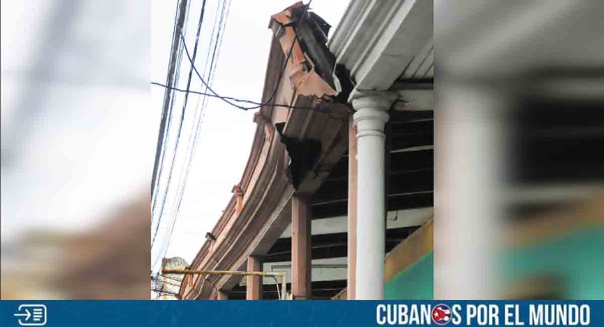 Guantánamo: Cornisa en mal estado pone en grave peligro a los habitantes