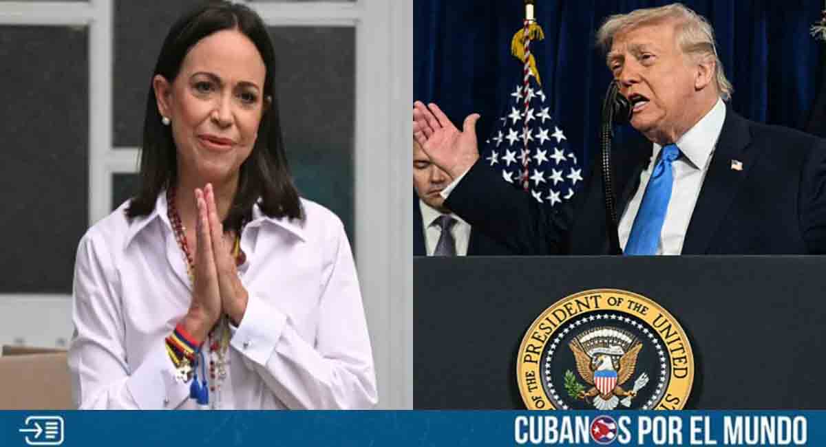 Donald Trump confirma próxima reunión con María Corina Machado